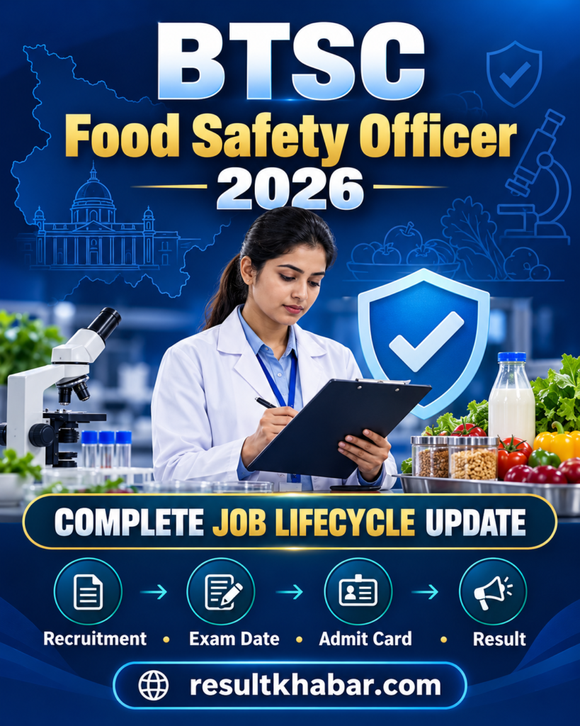 BTSC Food Safety Officer 2026